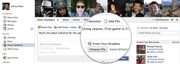 A compartir archivos de Dropbox con grupos de Facebook! – Redes Sociales