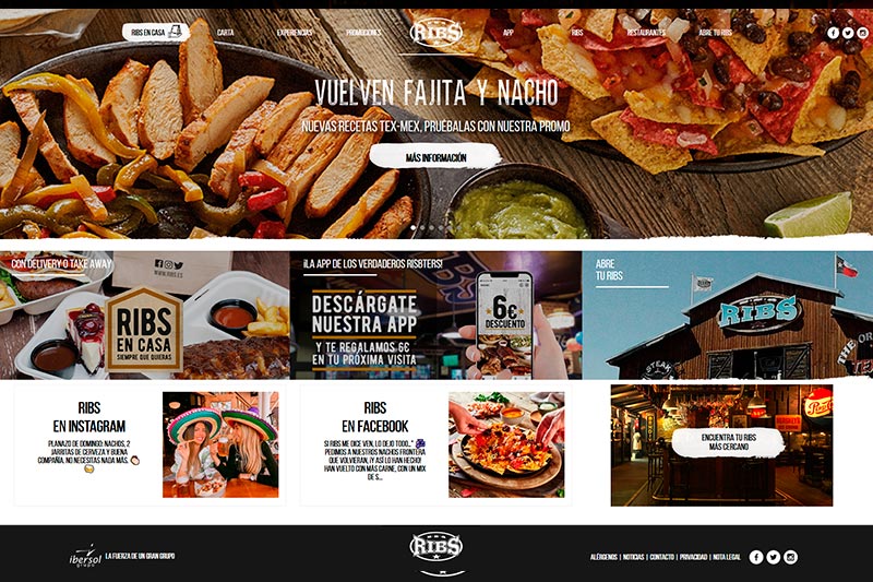 Ribs - Web corporativa
