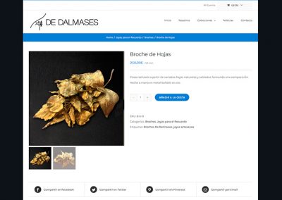 De Dalmases Tienda online