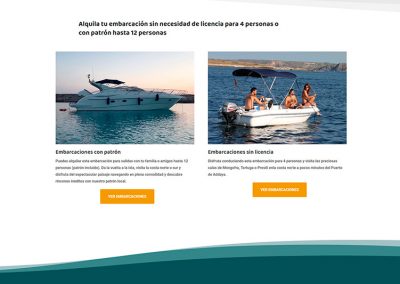 Addaia Charters Web