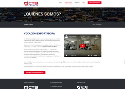 Mantenimiento WordPress - CTB ForKlifts