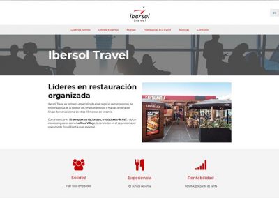 Ibersol Travel - Web corporativa