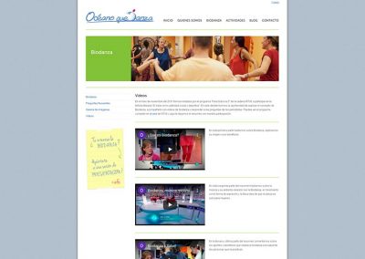 Oceano que danza - Web corporativa