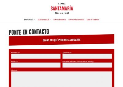 Santamaria - Web corporativa