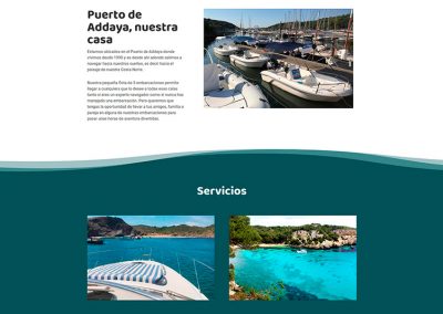 Addaia Charters Web