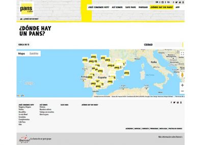 Pans&Company - Web corporativa