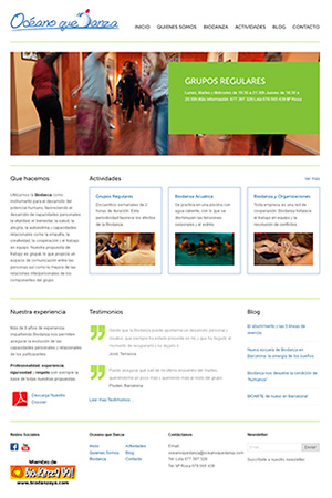 Oceano que danza - Web corporativa Oceano que danza - Web corporativa