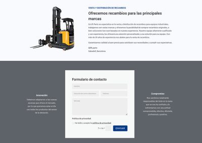 Mantenimiento WordPress - Qlift Parts