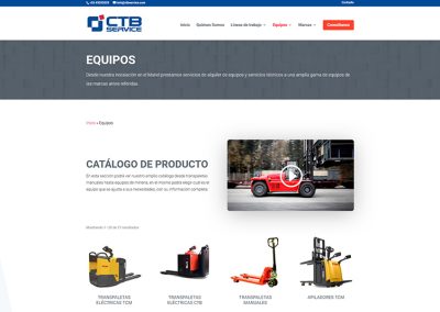 CTB Service - Diseño en WordPress