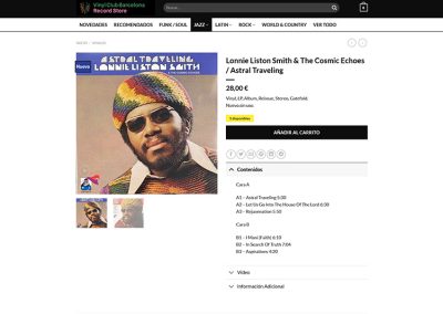 Vinyl Club Barcelona - Diseño web El Charko