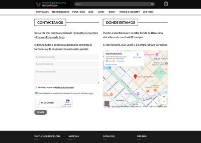 Vinyl Club Barcelona - Diseño web El Charko