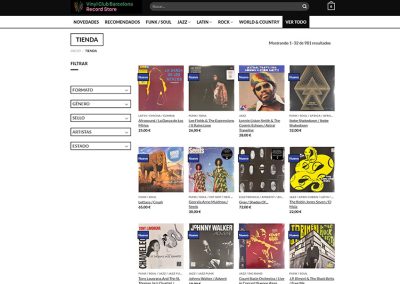 Vinyl Club Barcelona - Diseño web El Charko