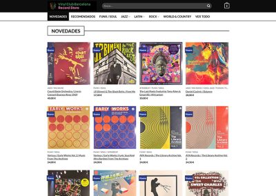 Vinyl Club Barcelona - Diseño web El Charko
